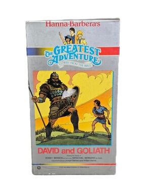 Hanna-Barbera Greatest Adventure David & Goliath VHS 1987 Animated Bible Stories